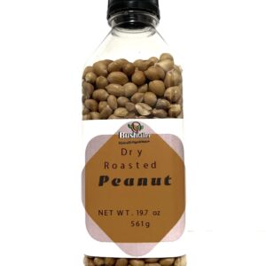 Bushfaller Premium African Unsalted Roasted Peanut. 100% Naturally Grown, 100 Bio. (19.7 Oz)